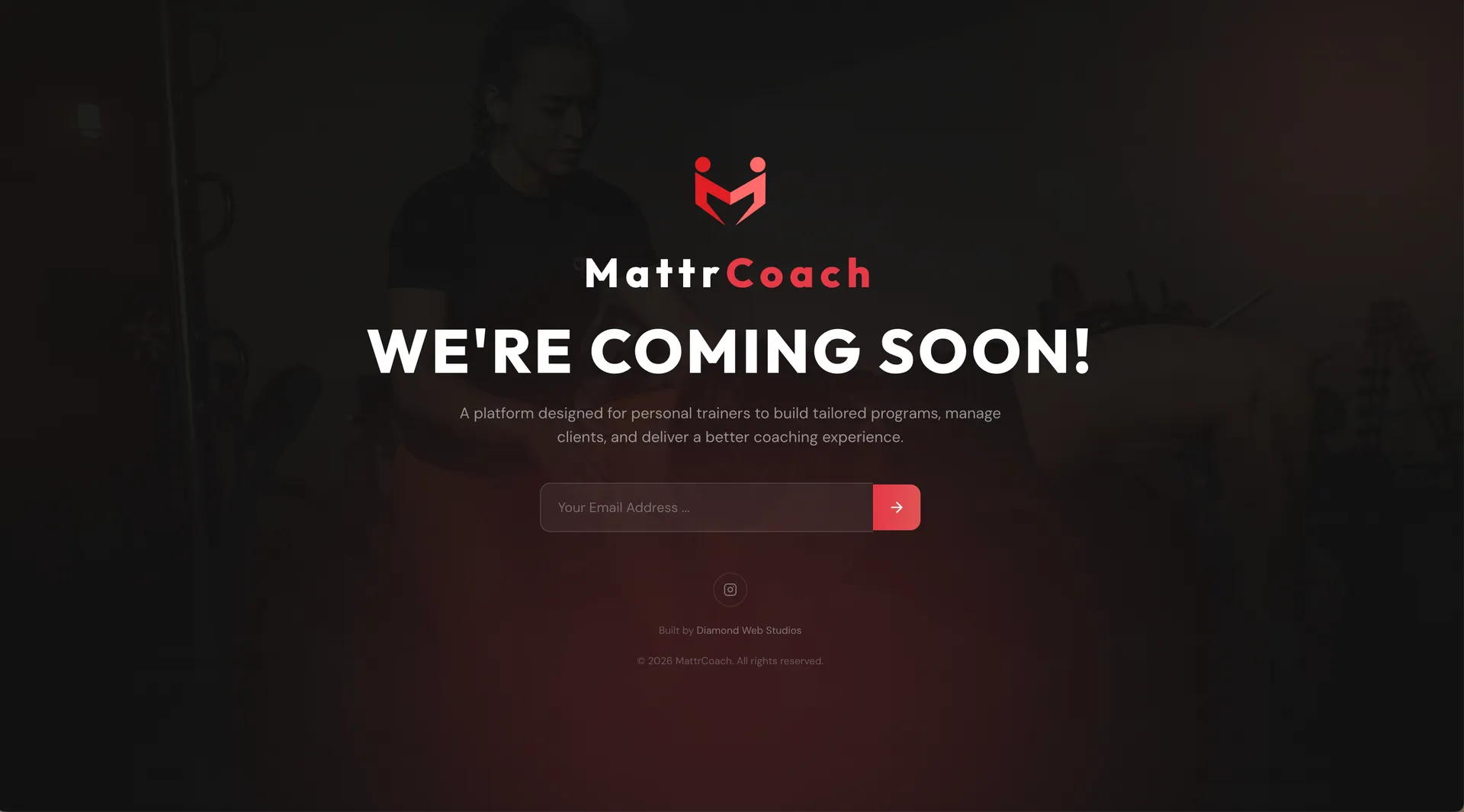 MattrCoach desktop view
