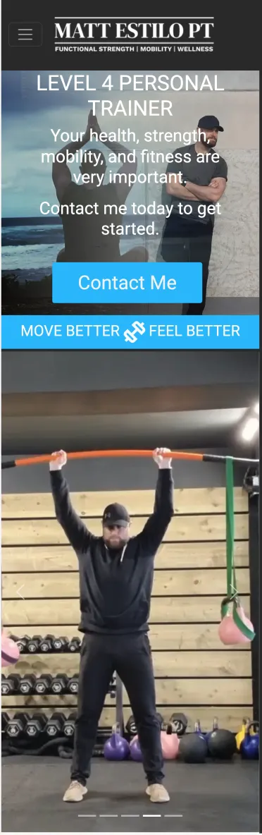 Matt Estilo PT — mobile screenshot